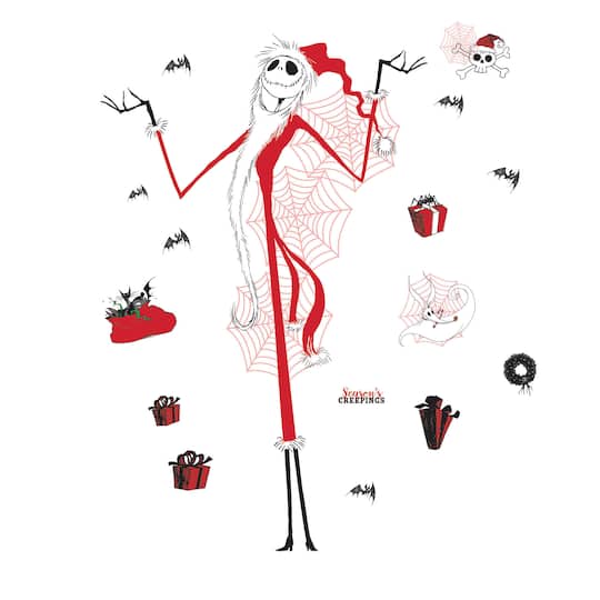 RoomMates Disney The Nightmare Before Christmas Holiday Giant Wall Decal Set